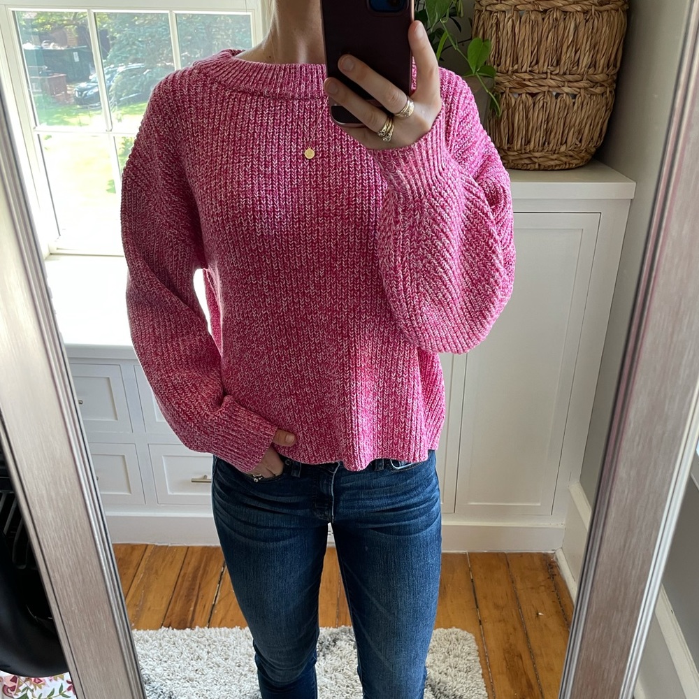 Ann Taylor marled relaxed sweater. - Picture 2 of 13